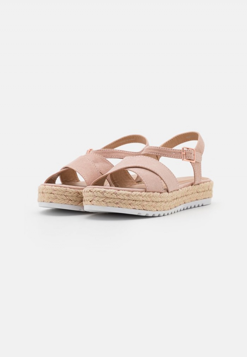 Anna Field Outlet Espadrilles Sandalen Dames Lichtroze | NL-1346759-DX