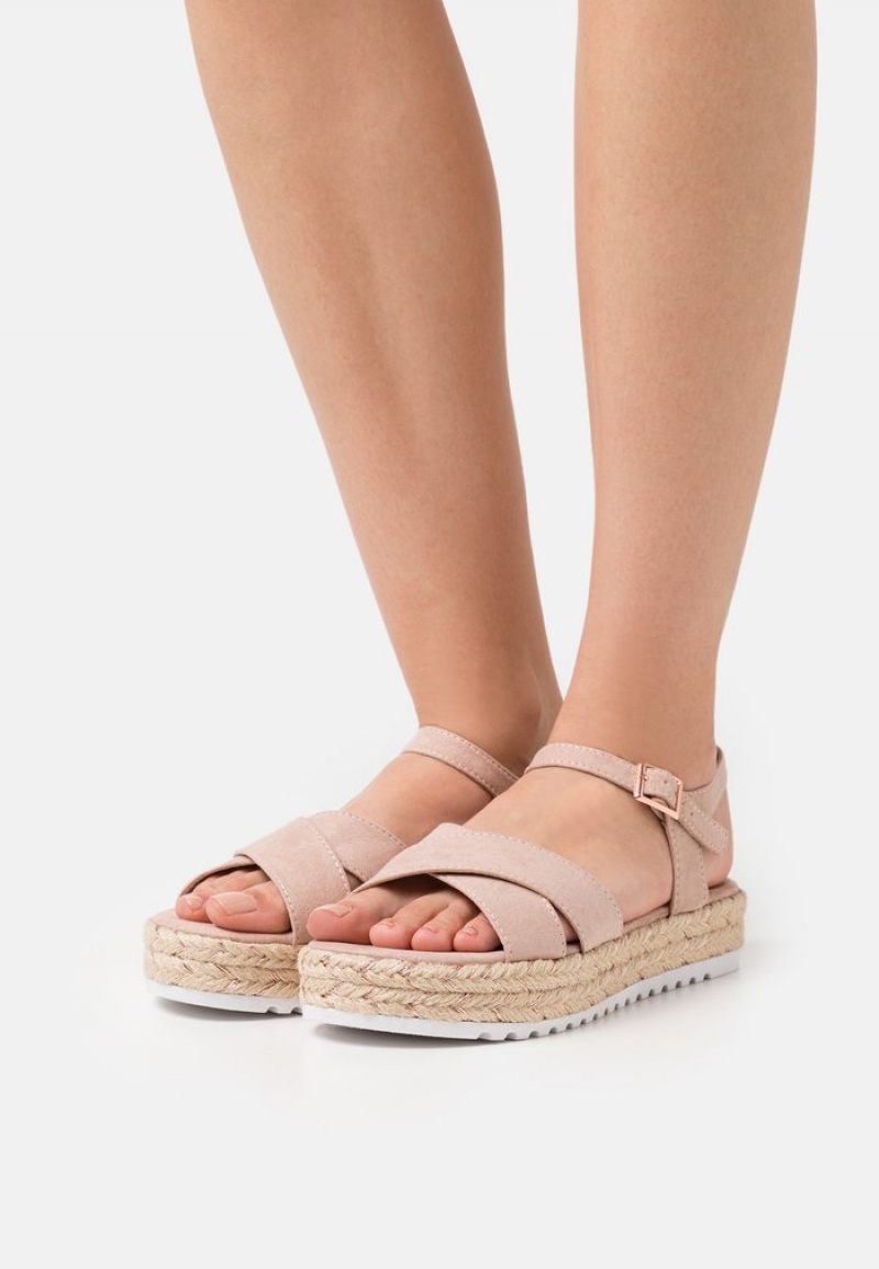 Anna Field Outlet Espadrilles Sandalen Dames Lichtroze | NL-1346759-DX