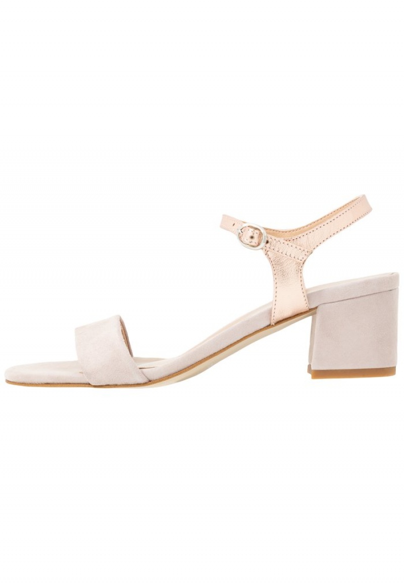 Anna Field Outlet Leather Sandalen Dames Beige | NL-1875263-GK