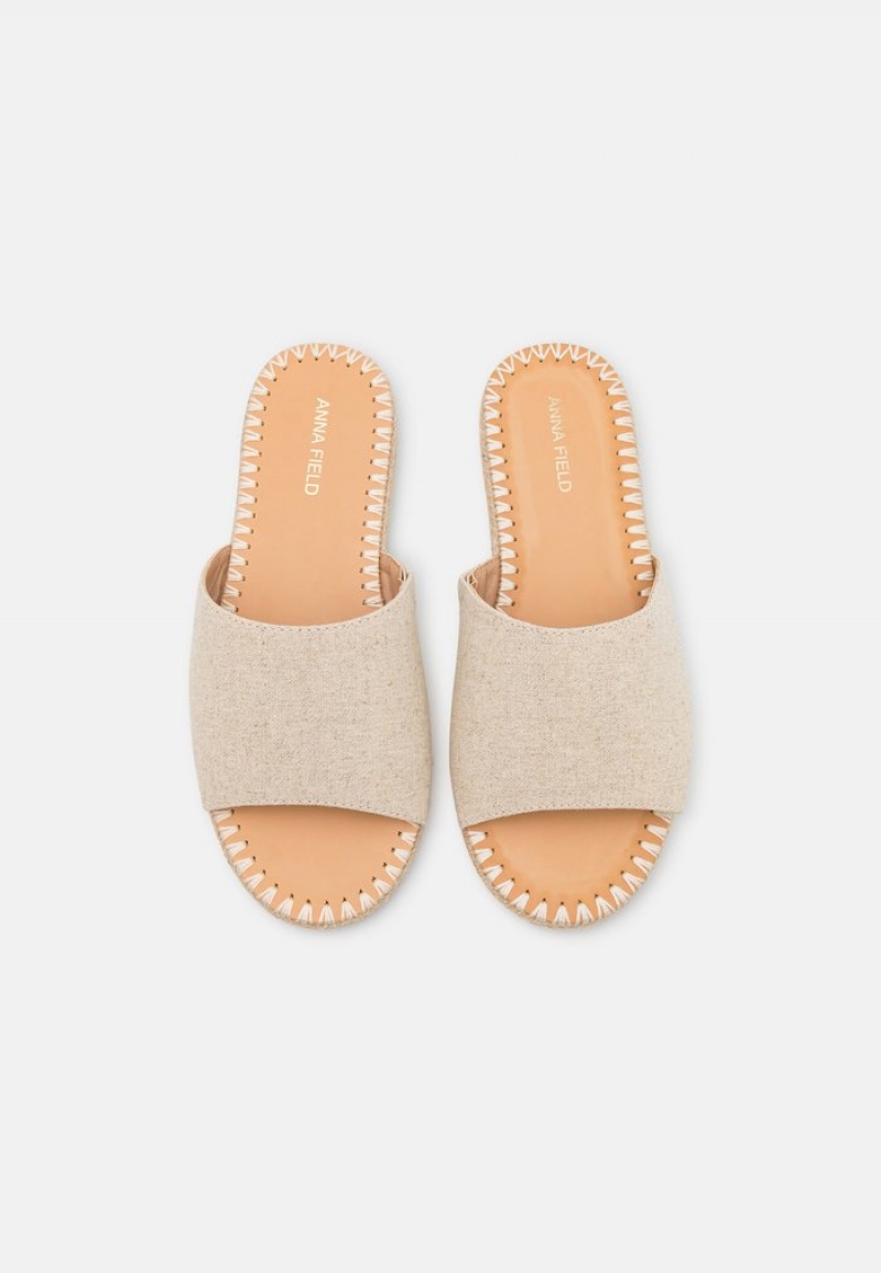 Anna Field Outlet Mules Dames Beige | NL-0243876-ZE