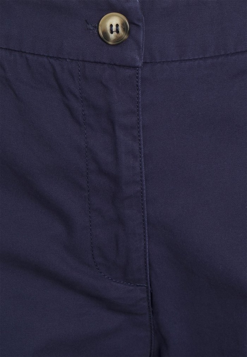 Anna Field Outlet Vrijetijds Washed Chino Broek Dames Donkerblauw | NL-0419853-LV