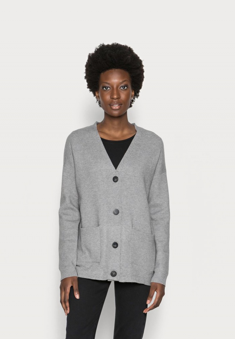 Anna Field Promo Cardigan Dames Grijs | NL-3249017-KN