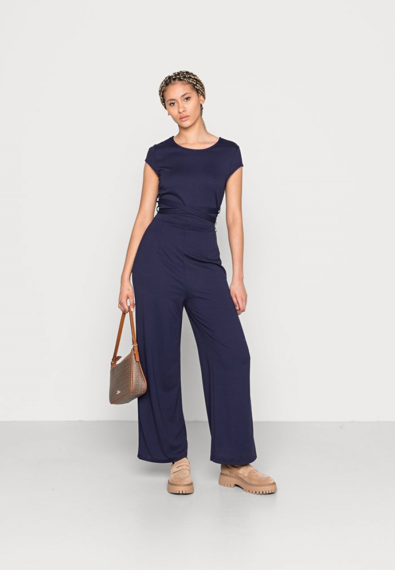 Anna Field Promo Jumpsuit Dames Donkerblauw | NL-3794210-KP