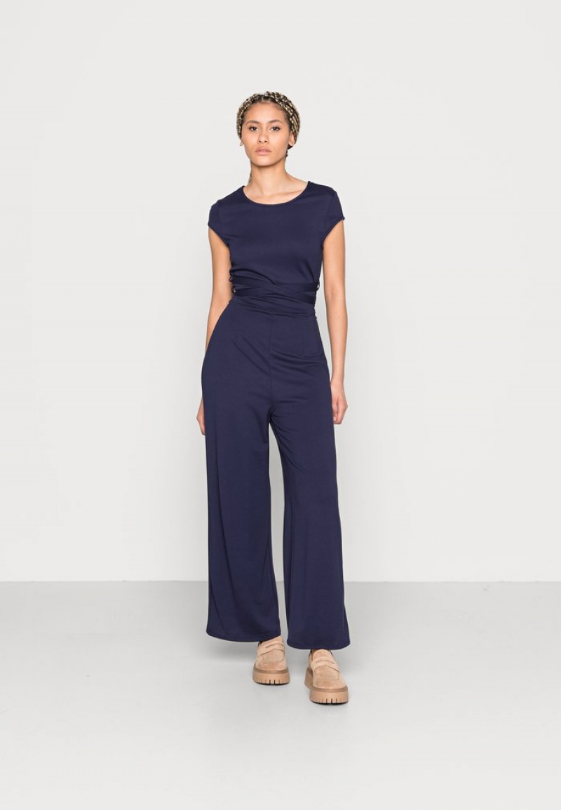 Anna Field Promo Jumpsuit Dames Donkerblauw | NL-3794210-KP