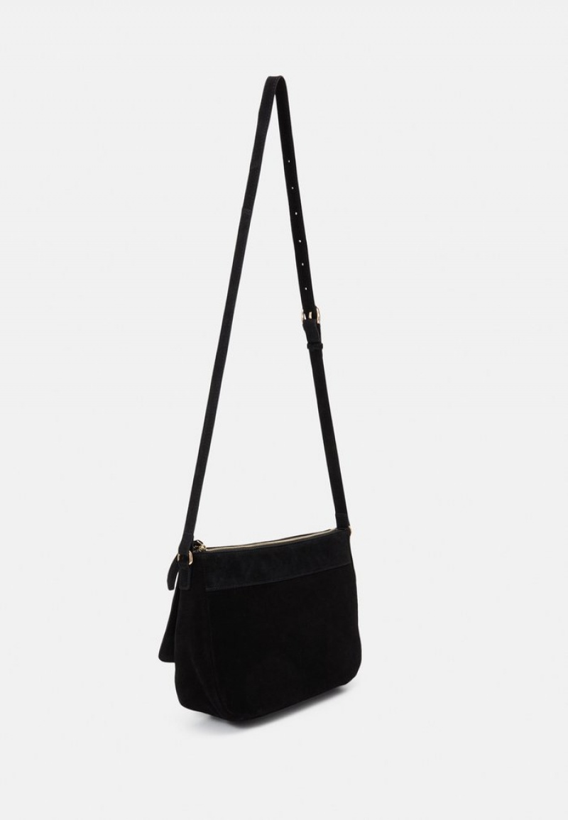 Anna Field Promo Leather Crossbodytassen Dames Zwart | NL-9183275-DJ