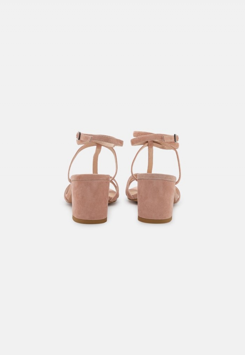 Anna Field Promo Leather Sandalen Dames Beige | NL-7346598-VQ