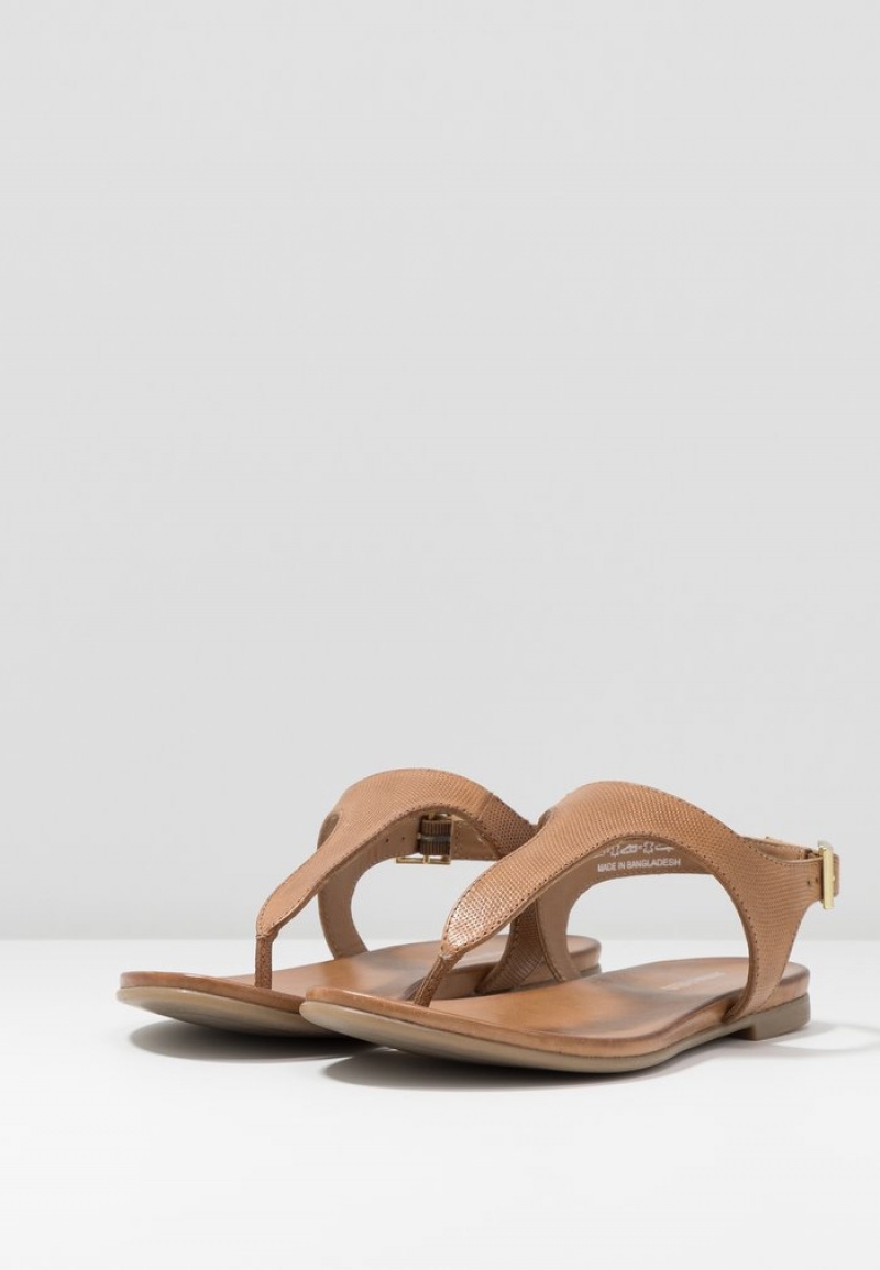 Anna Field Promo Leather T-Bar Sandalen Dames Bruin | NL-2189407-OY