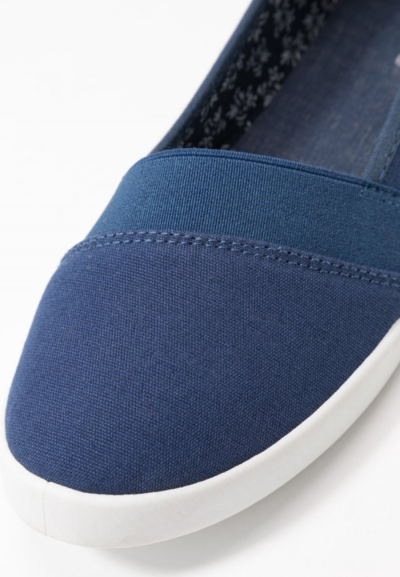 Anna Field Promo Slip-Ons Laag Schoenen Dames Donkerblauw | NL-3157206-ZX