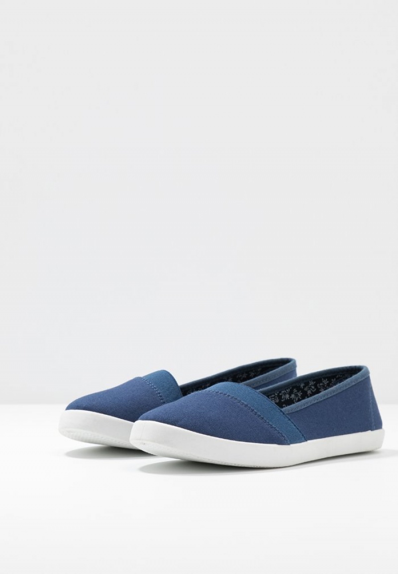 Anna Field Promo Slip-Ons Laag Schoenen Dames Donkerblauw | NL-3157206-ZX