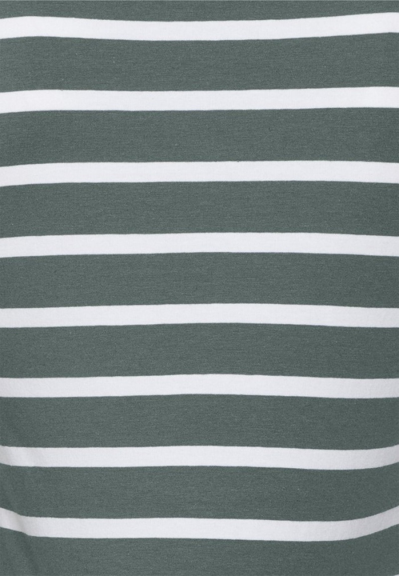 Anna Field Promo Stripey Contrast Lange Mouwen Dames Lichtgroen | NL-2714596-VD