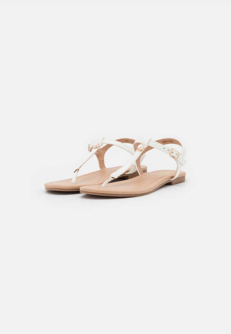 Anna Field Promo T-Bar Sandalen Dames Wit | NL-1508936-MY