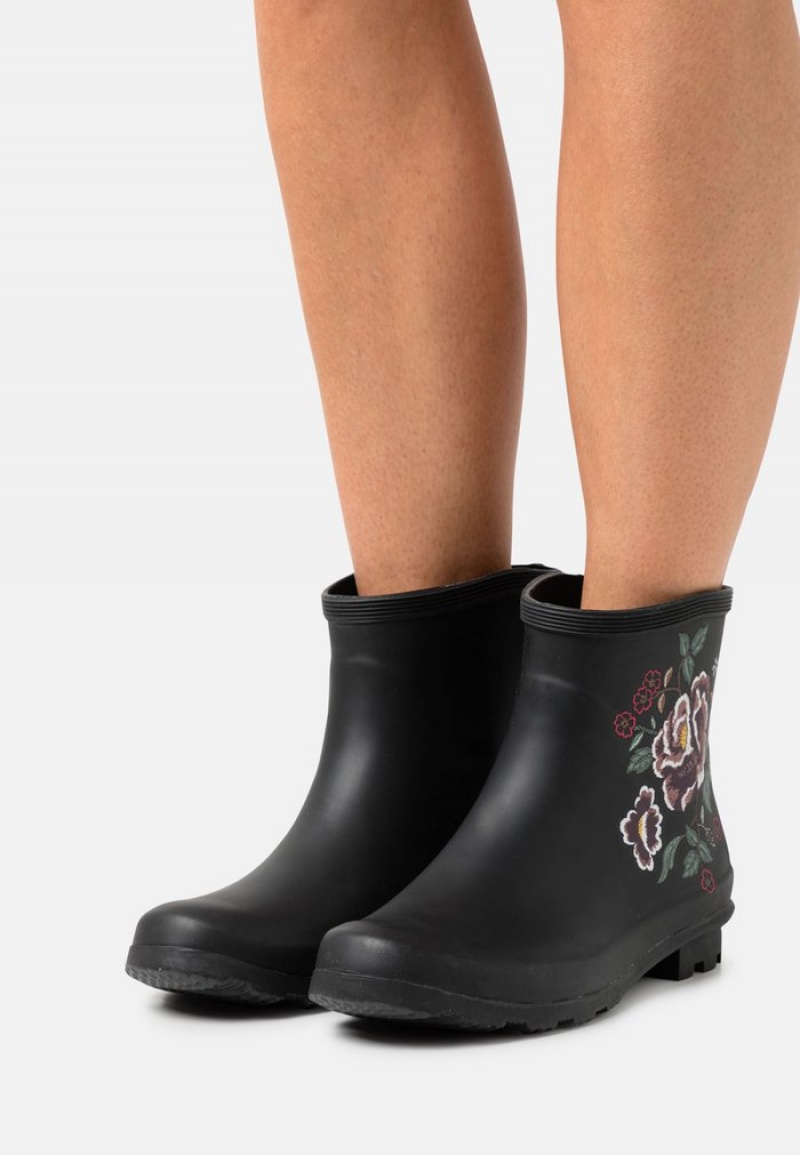 Anna Field Promo Wellies Enkellaarzen Dames Zwart | NL-9375614-JB