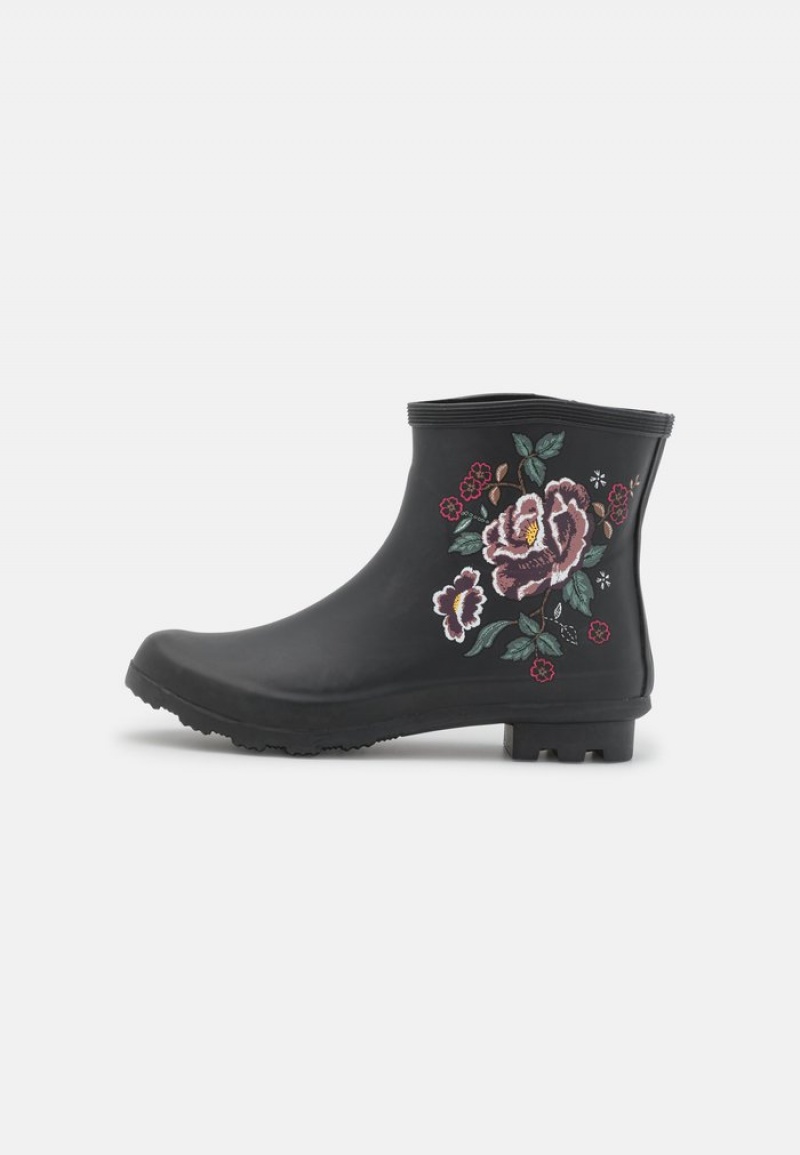 Anna Field Promo Wellies Enkellaarzen Dames Zwart | NL-9375614-JB