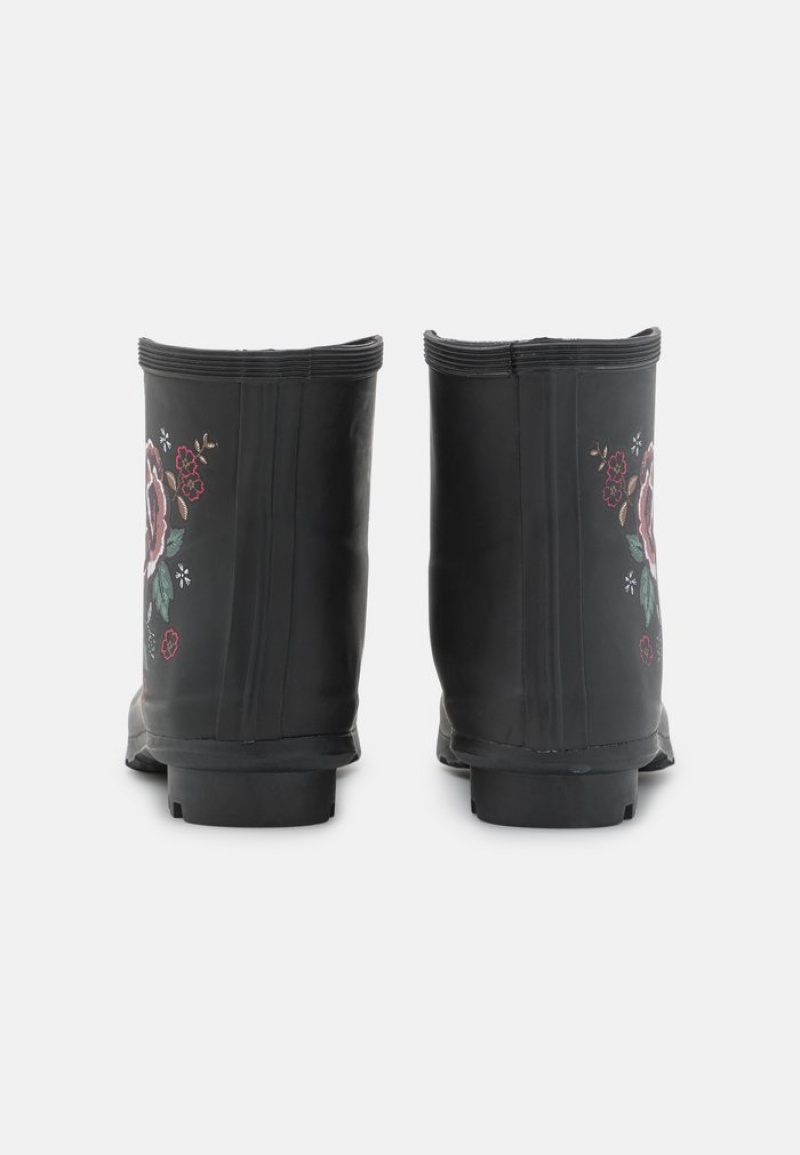 Anna Field Promo Wellies Enkellaarzen Dames Zwart | NL-9375614-JB