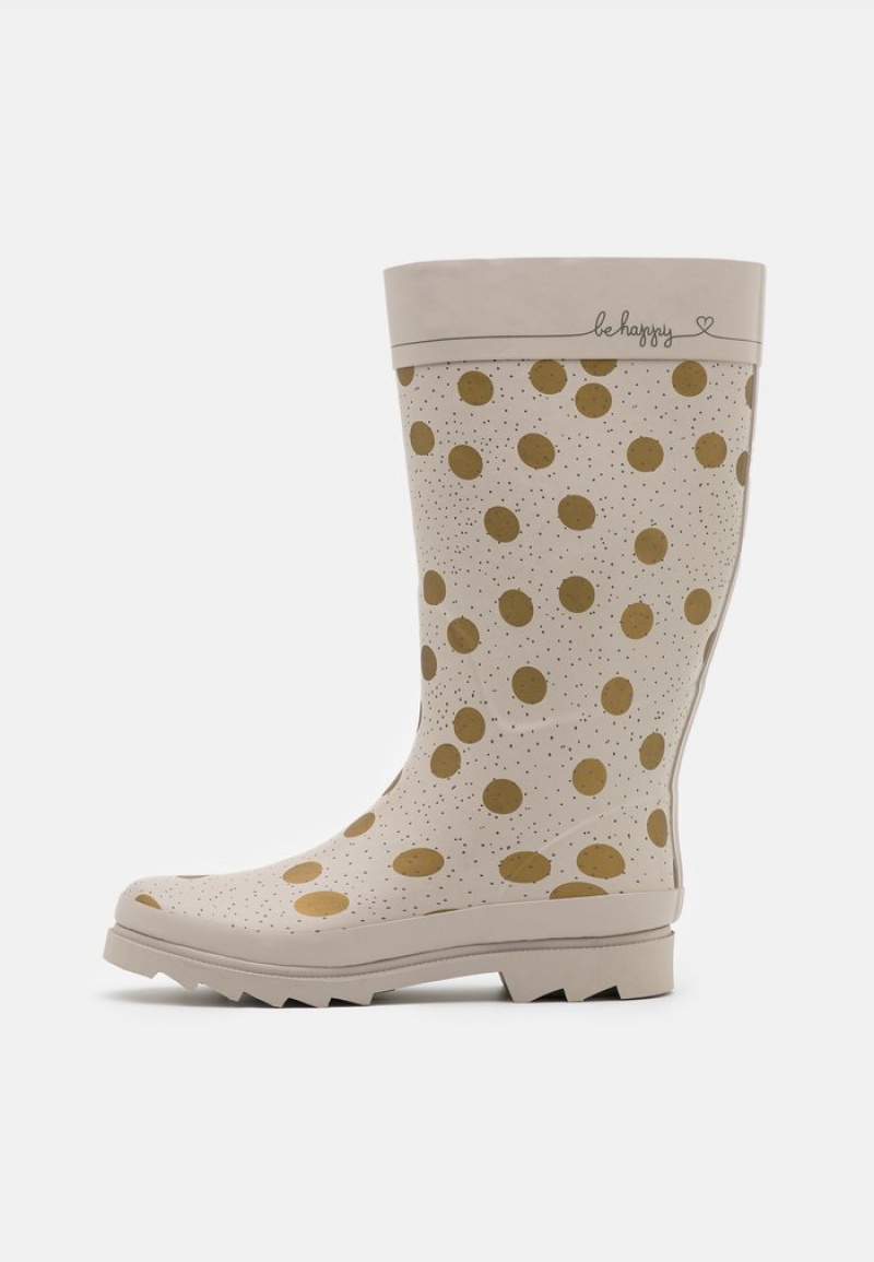 Anna Field Promo Wellies Laarzen Dames Beige | NL-0542396-BV