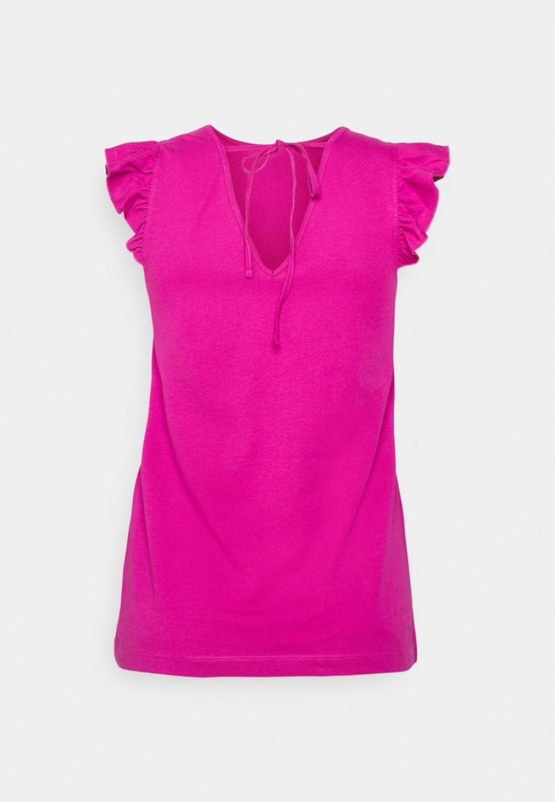 Anna Field Top 10 Basic T-Shirt Dames Roze | NL-4970538-UR