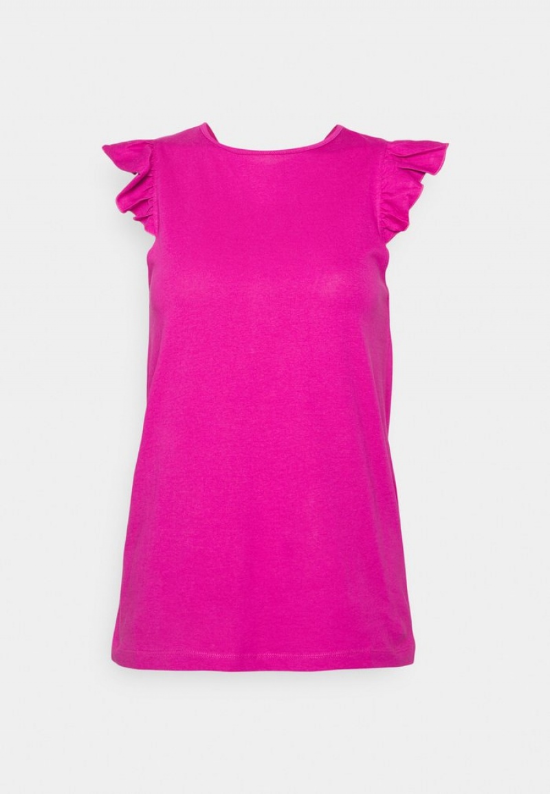 Anna Field Top 10 Basic T-Shirt Dames Roze | NL-4970538-UR