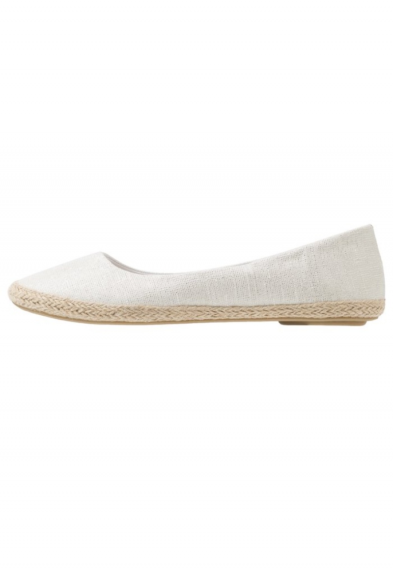 Anna Field Top 10 Espadrilles Ballerina Schoenen Dames Zilver | NL-2768459-DE