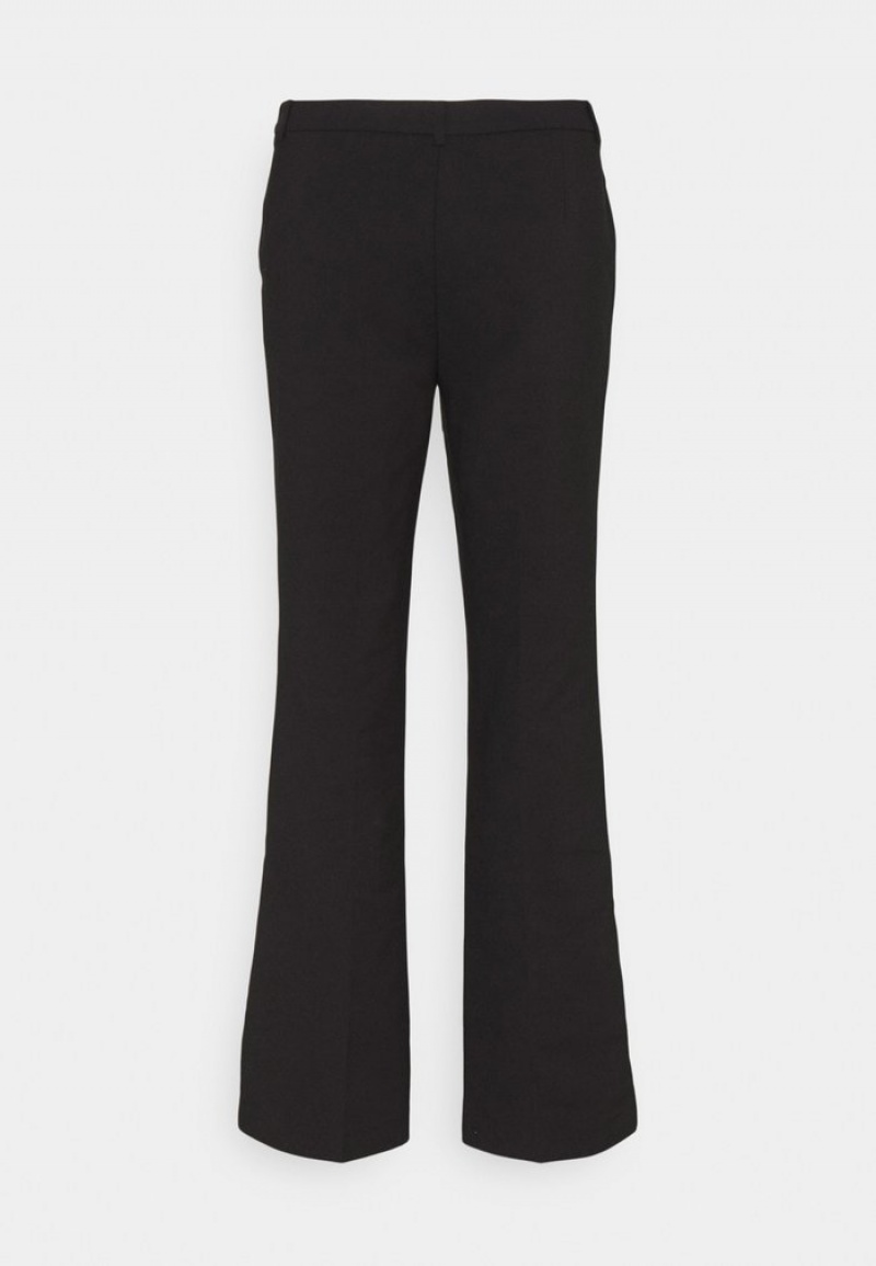 Anna Field Top 10 Flared Business Broek Dames Zwart | NL-7023981-DW