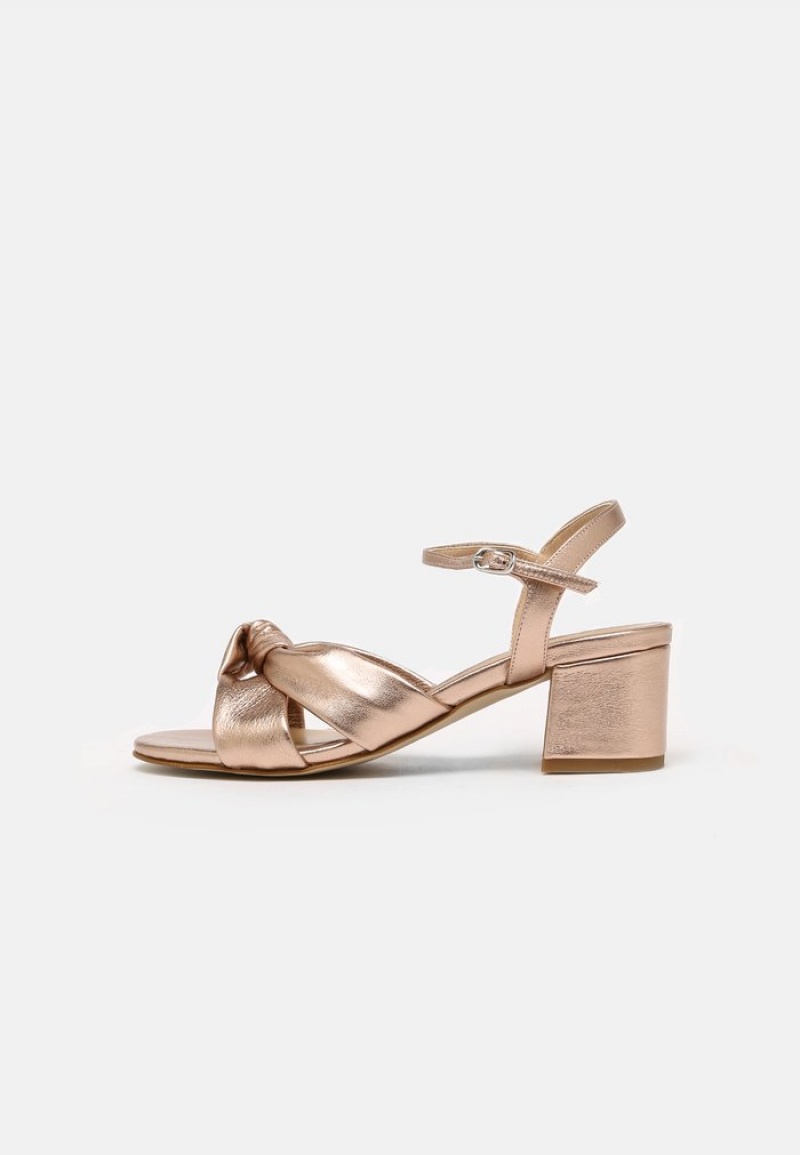 Anna Field Top 10 Sandalen Dames Roze Goud | NL-1485309-MC