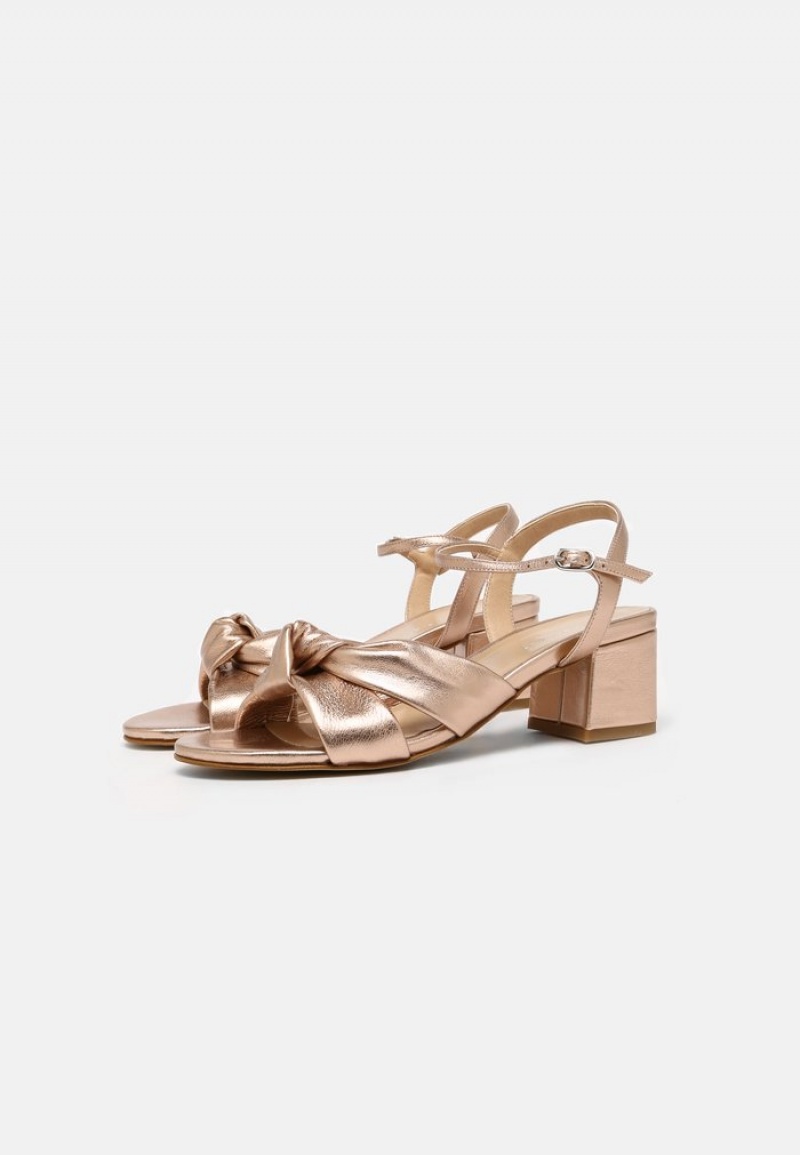 Anna Field Top 10 Sandalen Dames Roze Goud | NL-1485309-MC