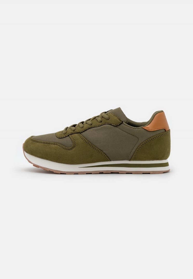 Anna Field Top 10 Sportschoenen Dames Khaki | NL-8620753-LB