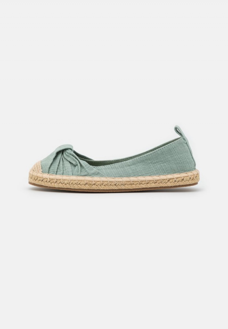 Anna Field Wholesale Espadrilles Ballerina Schoenen Dames Mintgroen | NL-6819247-GS