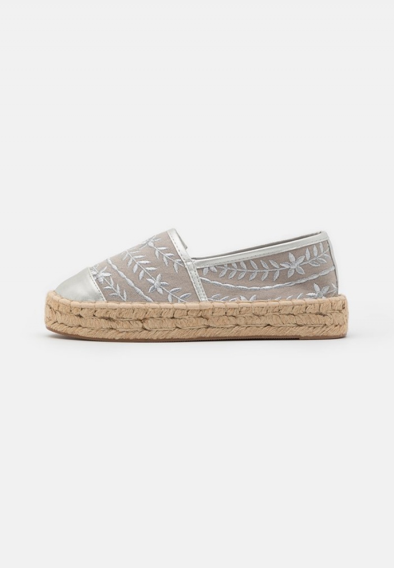 Anna Field Wholesale Espadrilles Laag Schoenen Dames Zilver | NL-3174082-MK