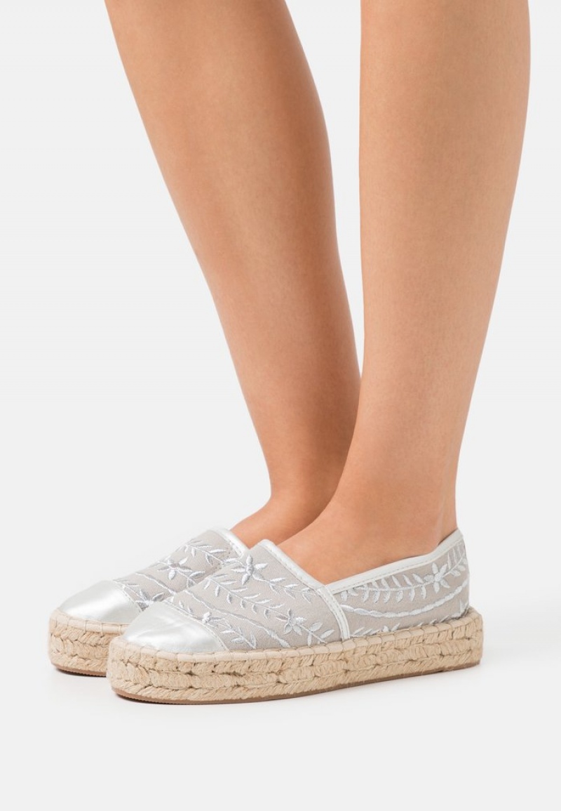 Anna Field Wholesale Espadrilles Laag Schoenen Dames Zilver | NL-3174082-MK