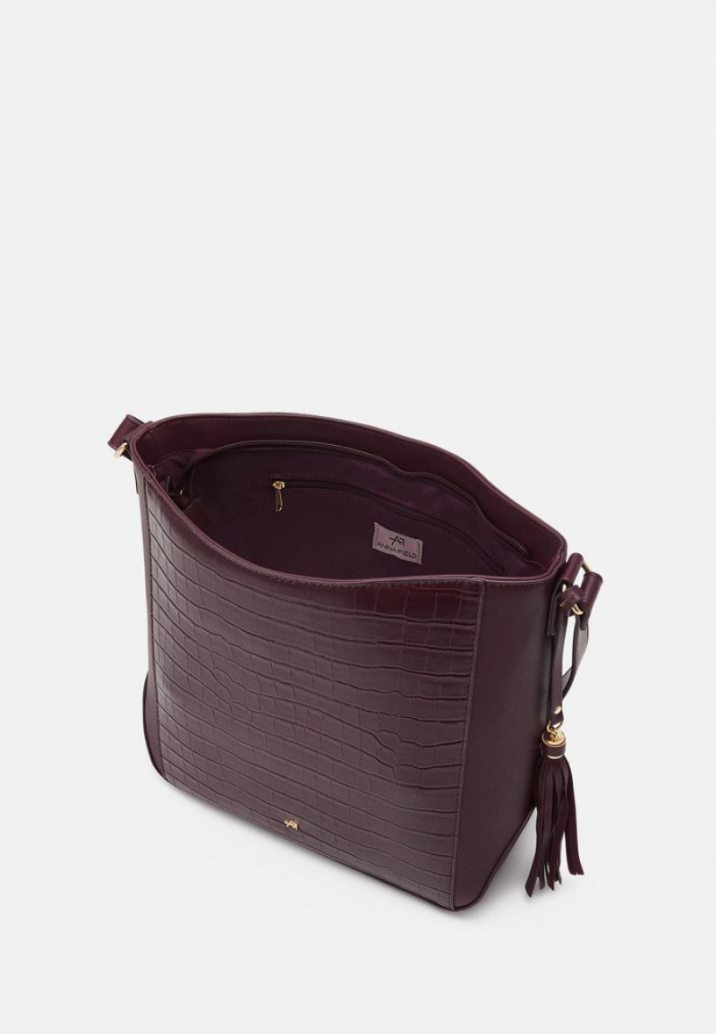 Anna Field Wholesale Handtas Dames Bordeaux | NL-8257043-JI