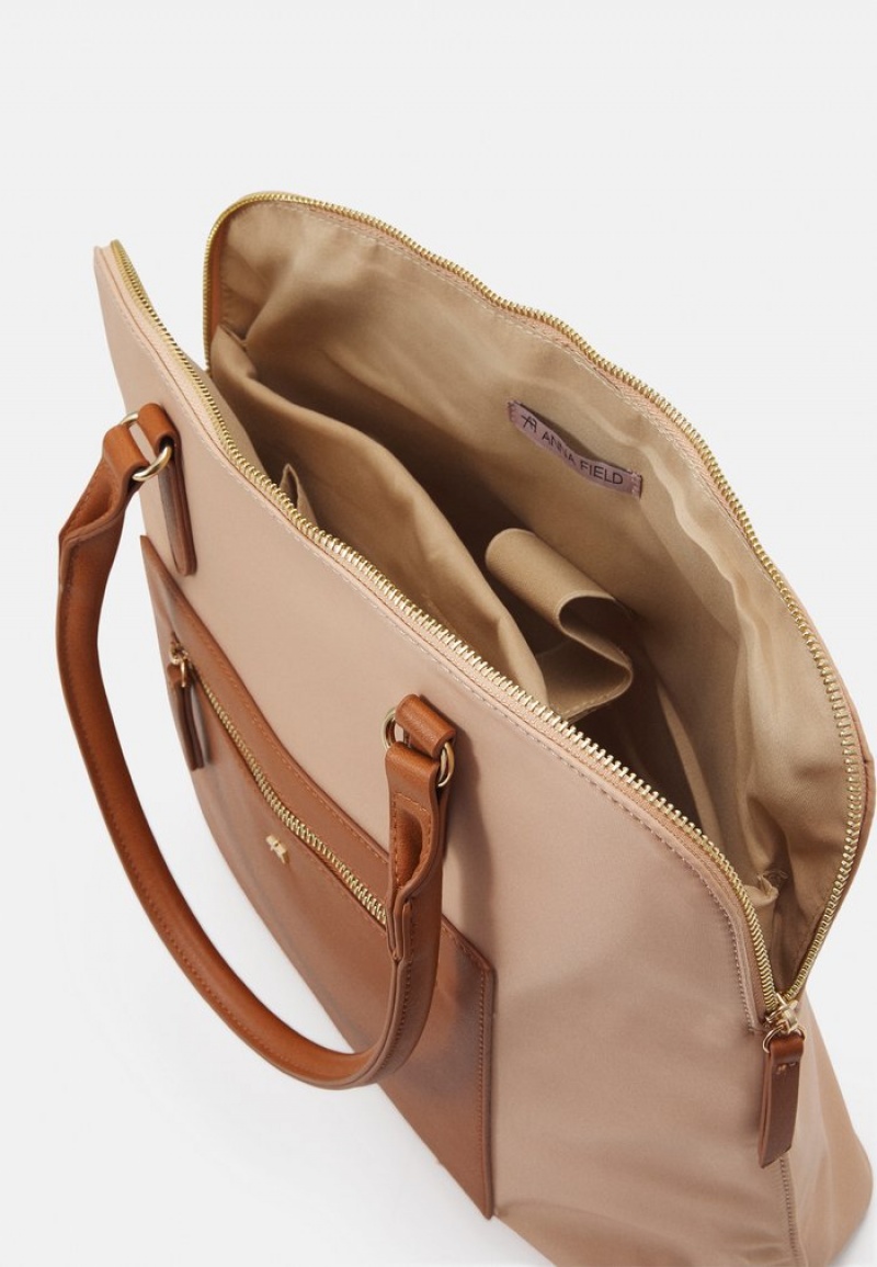 Anna Field Wholesale Laptoptassen Dames Beige | NL-8504627-OH