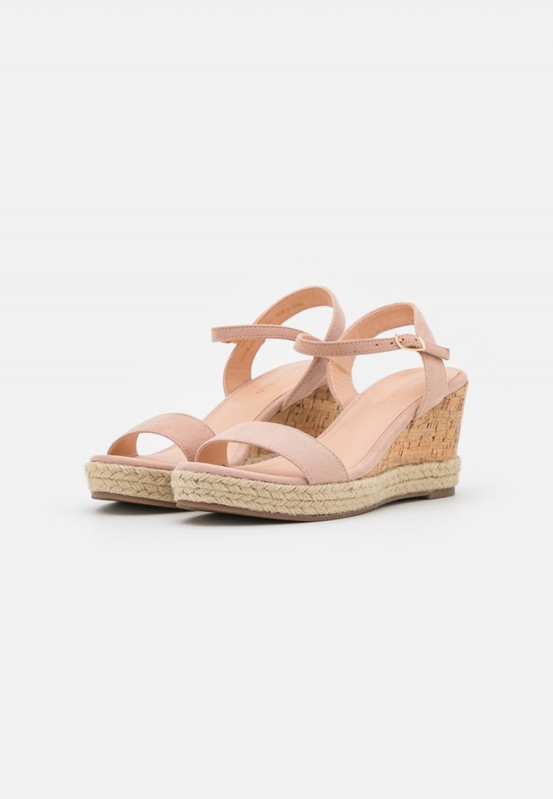 Anna Field Wholesale Platform Sandalen Dames Lichtroze | NL-1964302-TL